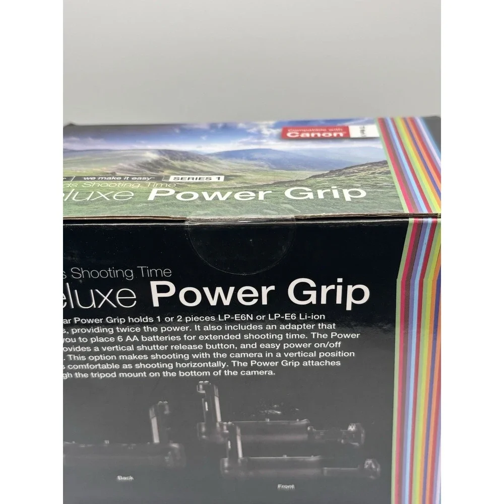 Vivitar Deluxe Power Grip for Canon 7D Mark II  #VIV-PG-7DMII  NIB